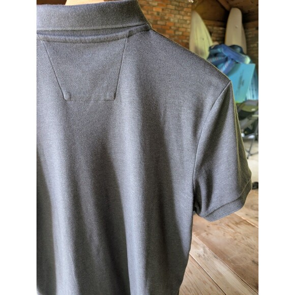 Nautica Polo Men's Medium Gray Short Sleeved Slim Fit Cotton Poly Blend Preppy - Picture 8 of 16